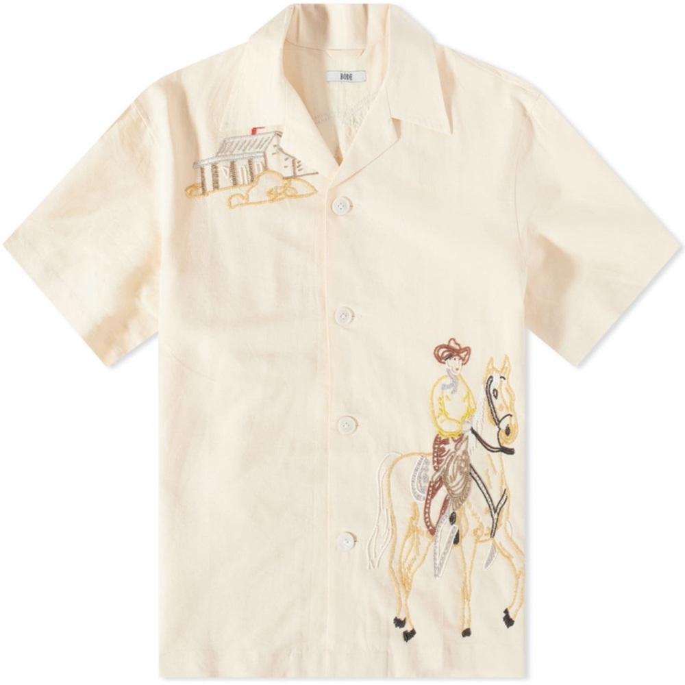 Beaded Buckaroo Short-Sleeve Shirt